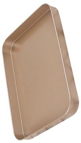 Bandeja Rectangular para Hornear de 10 Pulgadas de Acero al Carbono Dorado