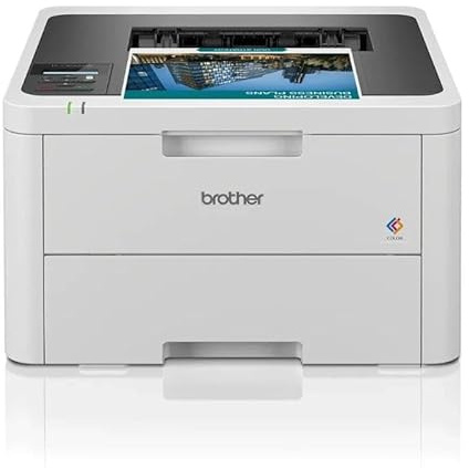 Glowster LED-Farblaserdrucker, 2400 x 600 DPI, WLAN-Konnektivität, automatisches Duplex, ideal für Büros und Farbdruckarbeiten.