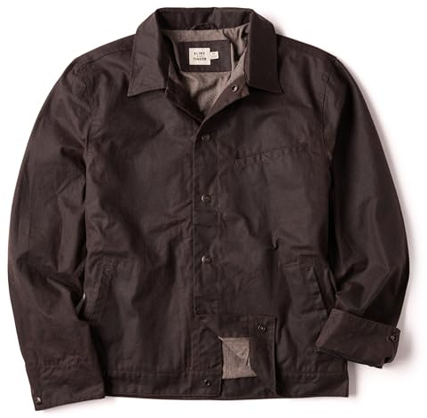 Huckberry Flint and Tinder James Waxed Snap Jacket