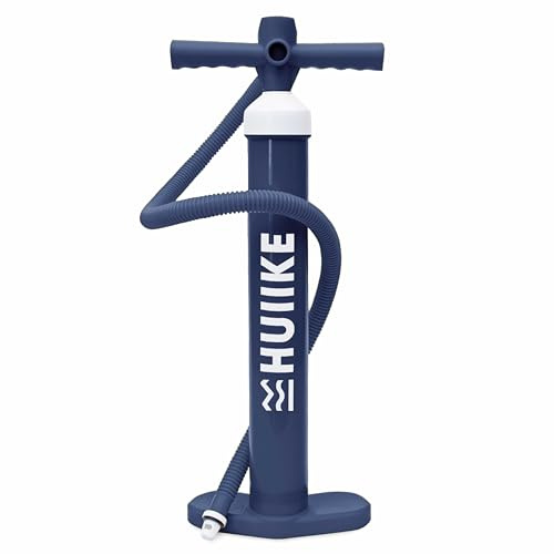 Paddle Board Pump Manual with Double Action - HUIIKE | Sup Hand Pump of 15 PSI, Stable Handpump for Paddleboarding, Paddleboard Handpump | Paddle Board Accessories for Inflatable Stand Up Paddleboard