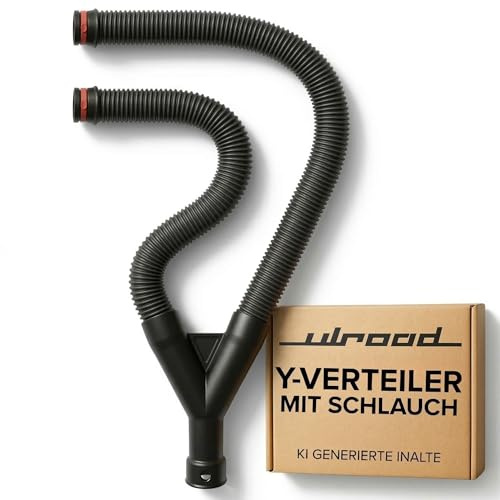 ULROAD PRO Y-Schlauch-Staubanschluss Set passend für Bosch Click and Clean für Kreissäge Zubehör Tischkreissägen Schleifgeräte Absaugung