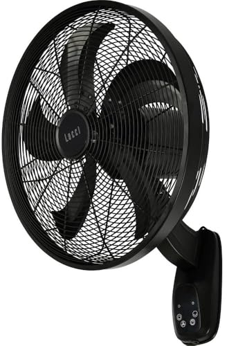 LUCCI AIR Glide DC WV Nero Ventilatore da Parete 36W Nero