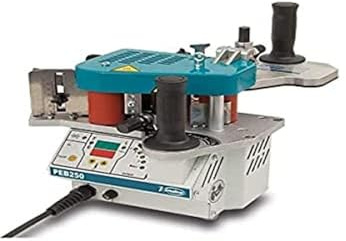 VIRUTEX 5000800 - Aplacadora de cantos portátil de cola caliente PEB250+ con regulación electrónica 230V 830W 9,2 Kg