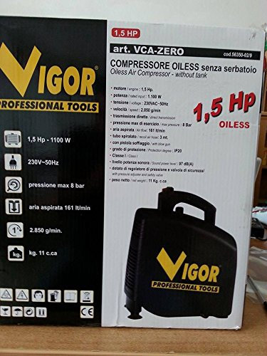 Compressori / Compressore Vigor 220V VCA ZERO KIT HP.1,5