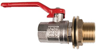 Tank + Regentonnen Durchführungs Set m. Absperrhahn