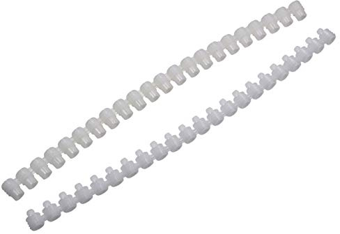 Gedotec Druckknopfverbinder Möbel-Verbinder zum Einpressen aus Polyamid | Universal-Verbinder 2-teilig für Bohrtiefe 15/10 mm | Clipverbinder für Möbel | 22 Paar - Paneel-Verbinder zum Einfräsen
