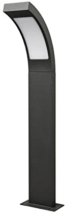 Lucande Lampada LED da esterni (Moderno) colore Nero, in Alluminio lampadina inclusa lampioncino paletto luminoso lampada viale lampione