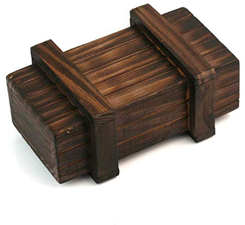 Ogquaton Intelligence Rompicapo Scatola di puzzle magica Mini scomparto segreto in legno Regalo durevole e pratico