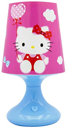 Joy Toy Hello Kitty Mini Lampada LED - Funziona con Batteria (3X AA Non Incluse) - in Confezione Regalo 10x10x19 cm