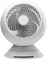 Duux Globe Table Fan, with Remote Control, LED Display & Touch Control, Powerful and Ultra Quiet Desk Fan, Circulator, 3 Speed Levels, White