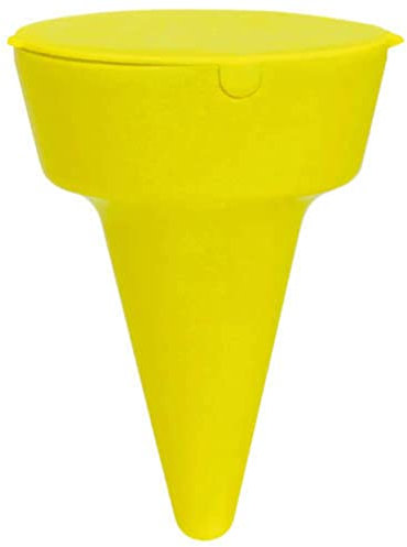 Posacenere Tascabile da Spiaggia Mini Portacenere Viaggio Auto Tappo Sigaretta (GIALLO)
