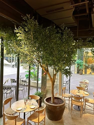 Sohodoo Künstlicher Olivenbaum, künstlicher Topiary-Seidenbaum, perfekte Kunstpflanzen im Topf for drinnen und draußen, Haus, Zuhause, Büro, Garten, Moderne Dekoration (Size : 3.3m)