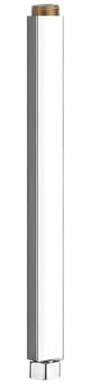 Stainless Black Shower Extension Tube Bar Square/Round Bathroom Shower Arm For Shower System