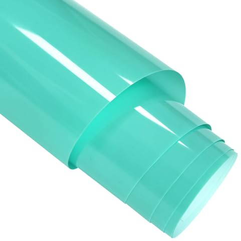 FORBELL Plotterfolie Textil, 30.5cm X 6,1M Heat Transfer Vinyl Flexfolie (Türkis, 6,1M)