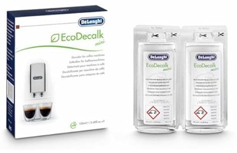 Coffee Machine Descaler Cleaner For DeLonghi ESAM Magnifica EcoDecalk 2 X 100ml