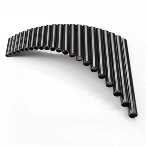 Panflöte Aus ABS-Kunststoff 22 Röhren G-Taste Panflöte Chinesische Volksmusikinstrumente(Black,L)