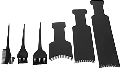 TOVINANNA Kit Professionale Tintura Chioma 6 Pezzi Lavagna Evidenziatrice e Pennello per Salone e Uso Domestico, Strumenti per Parrucchieri per Colorazione Precisa e Protezione