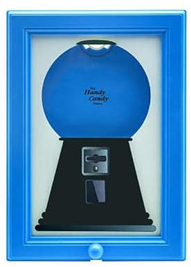 Der Bilderrahmen-Süßigkeitenspender im Retro-Kaugummiautomaten-Stil zur Wandmontage spendet schnell und einfach Süßigkeiten, Nüsse und Bohnen – perfekt für Kindergeburtstage und Feiertage.