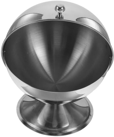 CIYODO Bol Inox avec Couvercle Sucrier Acier Inoxydable Récipient Hermétique pour Sucre Morceaux pour Cuisine et Café Rangement Condiments Maison