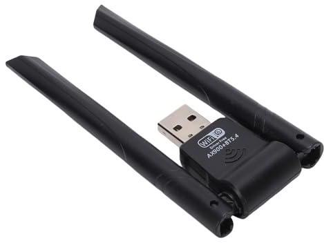 SUPYINI USB WiFi Bluetooth-adapter, 900Mbps 2,4G 5GHz Dual Band Trådlös Nätverksadapter med WiFi6-stöd, för PC Laptop Desktop
