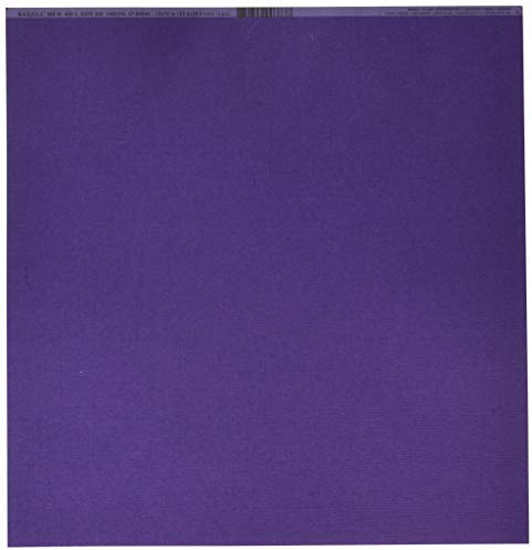 Bazzill Basics Paper 25 Scrapbooking Sheets Canvas Texture, Pansy