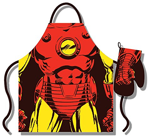 Marvel Iron Man Apron & Oven Glove Set