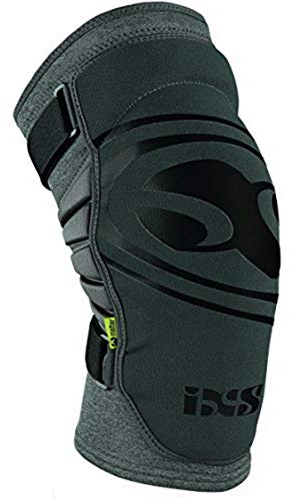 IXS Carve Evo+ Knee Guard Grey Xs Protektoren, Schwarz