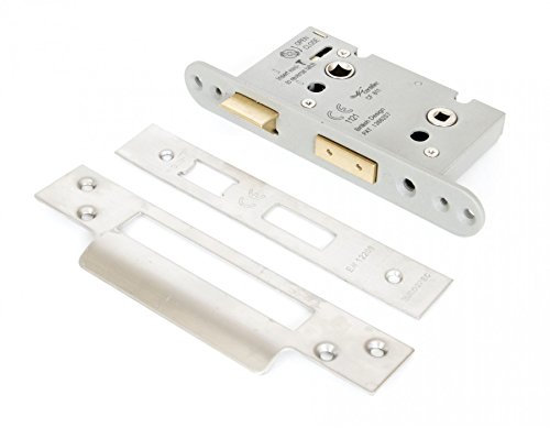 Satin Stainless Steel Heavy Duty Bathroom Mortice Lock - 2