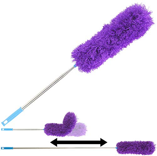 Plumeau malléable en microfibre avec manche télescopique XXL 280 cm [Sichler Haushaltsgeräte]