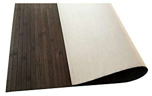 Bamboo Cool - Alfombra Bambú Wengé 50x140