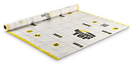 BMD DaWaTop Klimamembran | feuchtevariable Dampfbremse | UV-Stabil | 1,5m x 20m | Dampfbremsfolie nach DIN 4108 & ENEV für Steildach und Flachdach