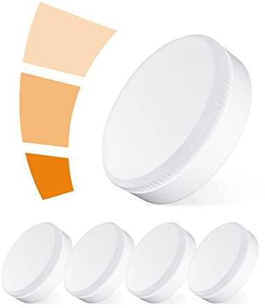 BVCL GX53 LED Lampadina, lampada LED 11W, 1000LM, AC/DC 190-260V, lampada a risparmio energetico da 30-50 W sostituita, angolo di emissione 120° non dimmerabile, CONFEZIONE DA 5 (Warm white 3000K)