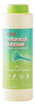 Innobaby Botanical Bubble Solution for Sensitive Skin - 16 oz Refill for Spike Blower Wand and Manual Bubble Toys - Ready to Use - Mess Free - Non Toxic