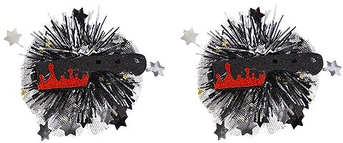 Watreketal Lot de 2 pinces à cheveux pour Halloween, adultes, festivals, fêtes, barrettes à cheveux pour enfants
