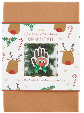 Mud Pie Reindeer Handprint Kit Handabdruck-Set, Rentier