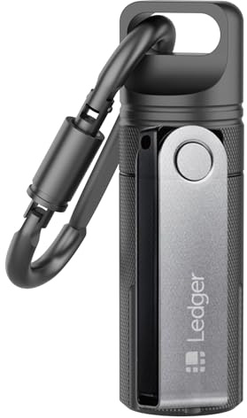 Crypto Wallet ‌Protector Case for Ledger Nano X/S S Plus - Portable Secure Storage for Travel & Outdoor Black