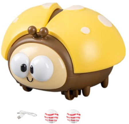 ycezw Juego de soplado de bola | Lindo dispositivo de bola flotante | Juguete de elevación de aire alimentado por USB con luz para juego sensorial | Juguete educativo para mascotas