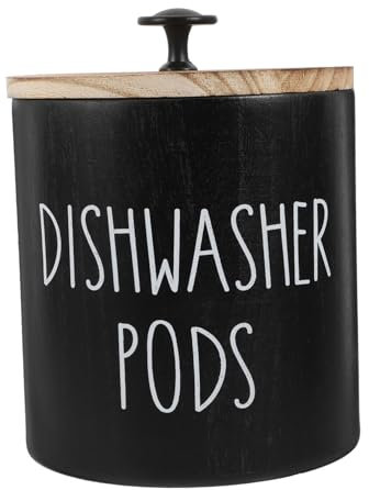 Healifty Contenitore Ermetico per Capsule per Bucato Barattolo in con Manopola Contenitore per Pastiglie e Perle Profumate per Bagno e Lavanderia