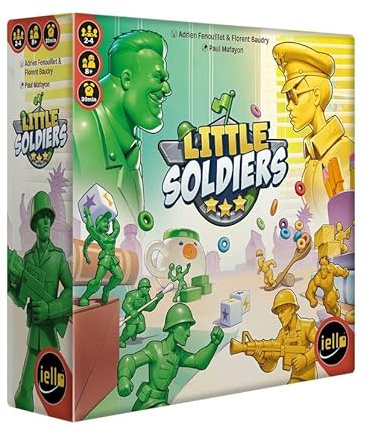 Iello | Little Soldiers | Board Game | Ages 8+ | 2-4 Players | 30 Minutes Playing Time