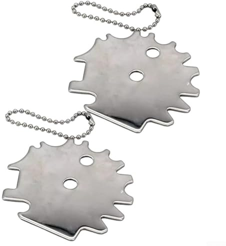 Mantenimiento de barbacoa sin esfuerzo con limpiador de rejilla de metal portátil, tamaño compacto para uso (6,5 x 6 cm, 2 piezas)