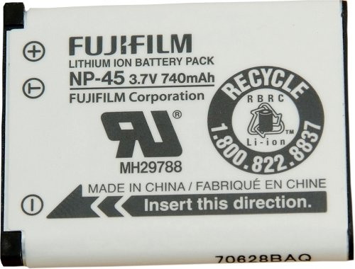 Fujifilm NP-45 Rechargeable Lithium-Ion Battery (3.7v 740mAh) for Finepix Z10fd Digital Camera