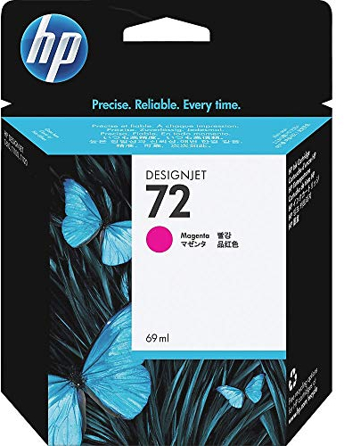 HP 72 Ink Cartridge, 69ml, Magenta by Hew-is