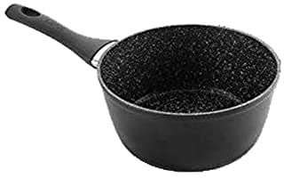 IBILI, Casseruola natura con manico in bachelite, 14 cm, antiaderente in stile pietra, adatta all'induzione.