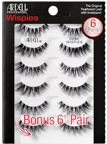 Ardell Lot de 6 paires de faux cils Noir