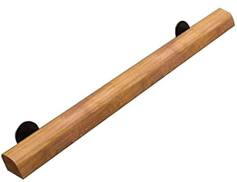 Wandmontierter Treppe Handlauf - Treppengeländer Innen, Rutschfest Sicherheit Handlauf Holz, Haus Gegen Die Wand Indoor Loft Geländer, Für Ältere Menschen Handläufe Korridor Stützstange ( Size : 20ft/