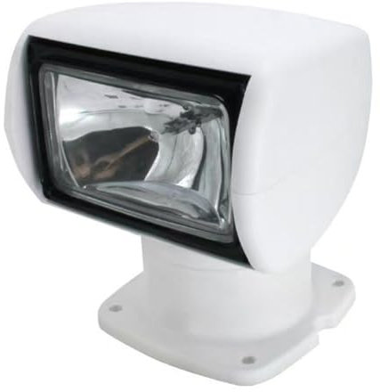 Projecteur de bateau 24 V 100 W 2500 lm Rotation à 360° Télécommande halogène portable IP67 Étanche