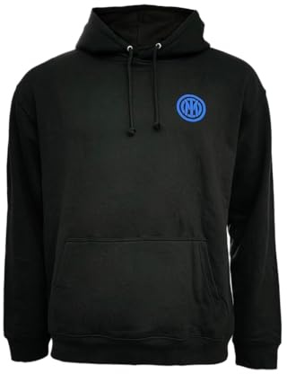 ZeroPlayer Inter Sweat à Capuche Snake Oversized Logo Noir Sweatshirt, Bleu, S Mixte