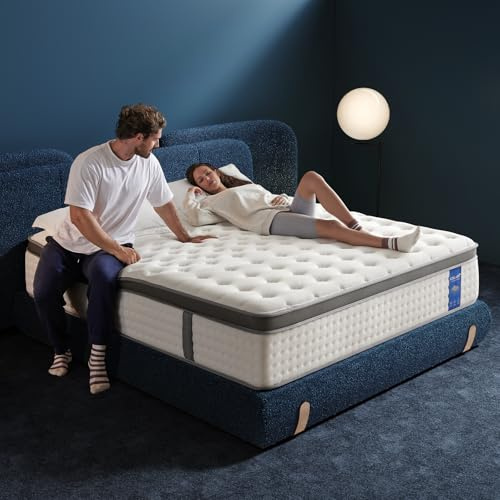 KOULABR Z 12 Inch Full Size Mattress – The Feel Most Sleepers Prefer | Hybrid Gel Memory Foam Comfort & Balanced Support for Back and Side Sleepers – Medium-Firm