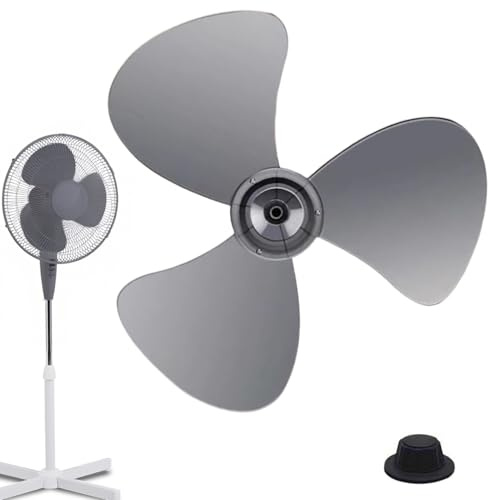 XIAOXIAOYU Pale de ventilateur de rechange de 35 cm, Lame de Ventilateur en Plastique, Hélices de Remplacement, Cache-Écrou pour Salon Chambre Chambre d'Étudiant Extérieur