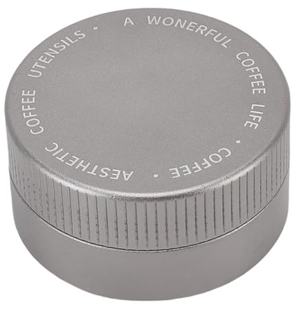 Yechiry 51mm Coffee Distributor, Leveler Tool Coffee Tamper, 304 Stainless Steel Auto Depth Adjustable with Self Weight Distribution for Cafe Home Use (Silver)